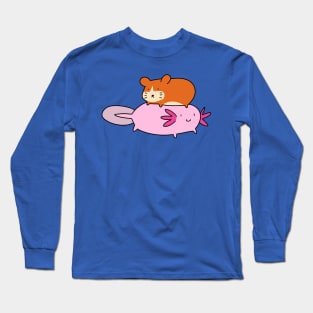 Axolotl and Guinea Pig Long Sleeve T-Shirt